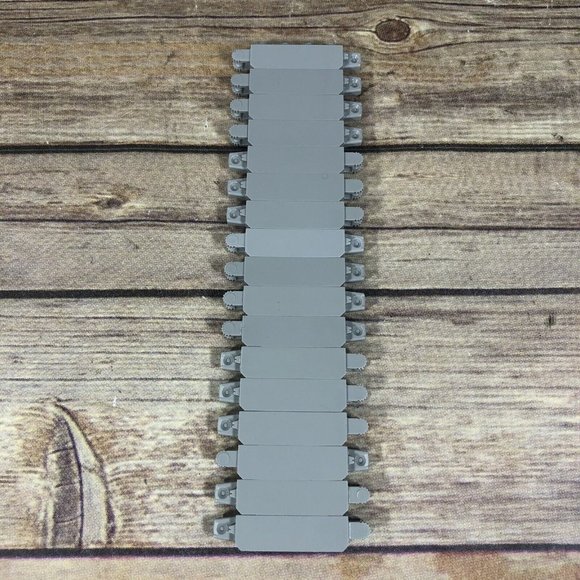 LEGO Hinge Brick Locking 1 Finger Lot Of Mix Gray Dark Bluish - Picture 3 of 6